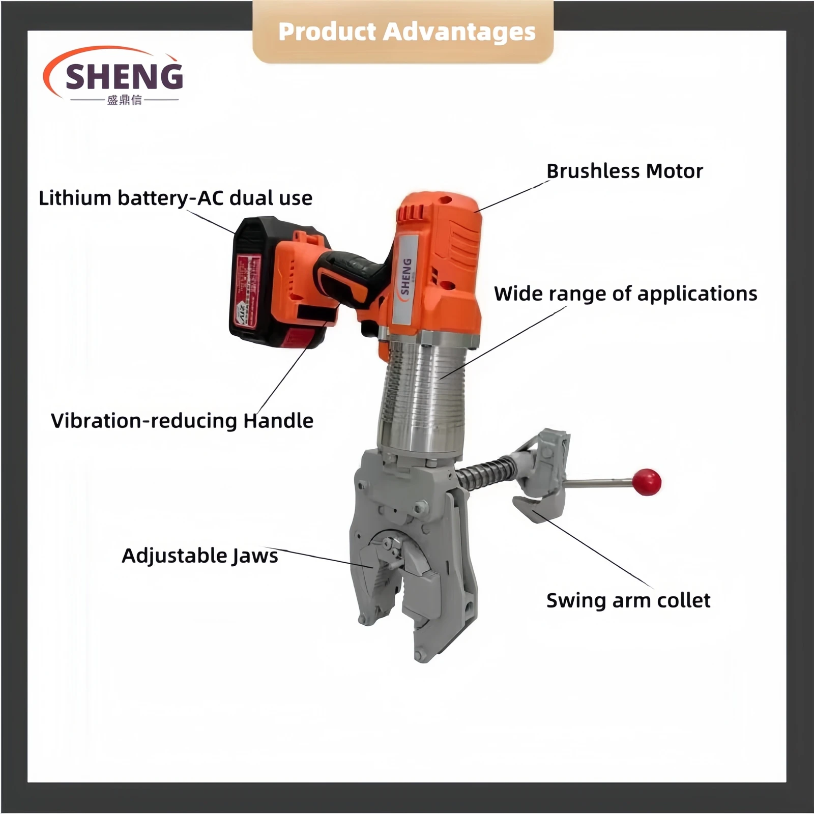 Portable Electric Rebar Connecting Wrench Portable Electric Rebar Connecting Wrench